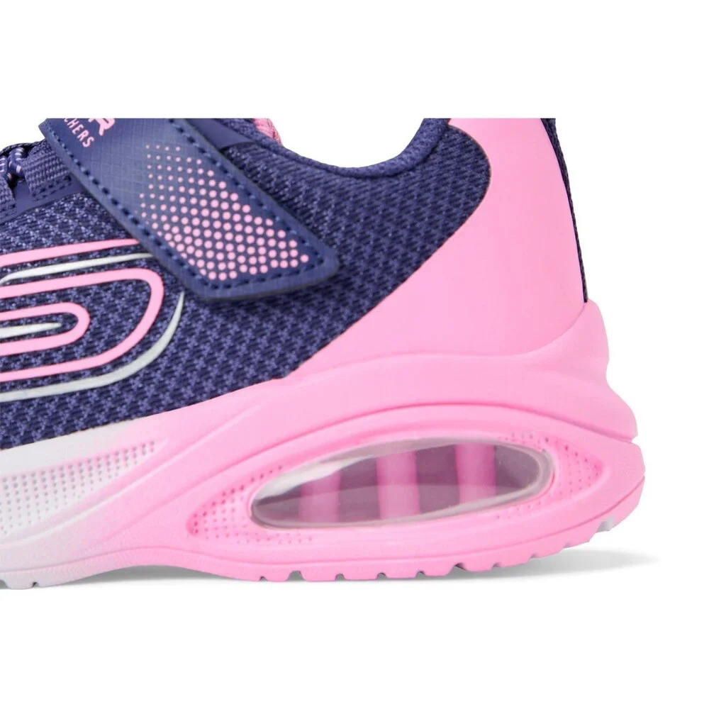 Skechers Microspec Max Advance - Fly 3 Girls 1.5 M Navy Athletic Shoes ZOGG3340